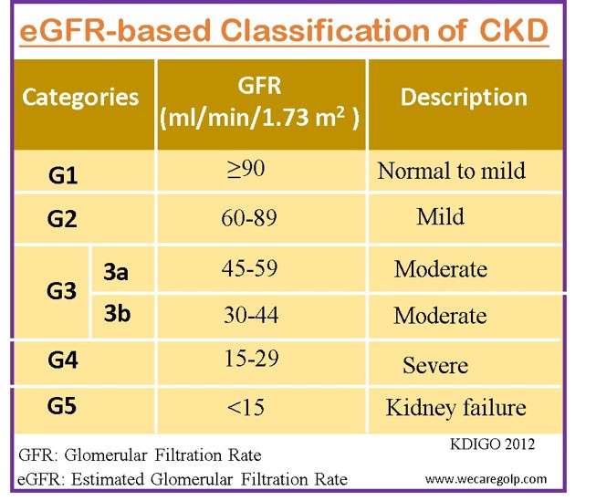eGFR-based Classification