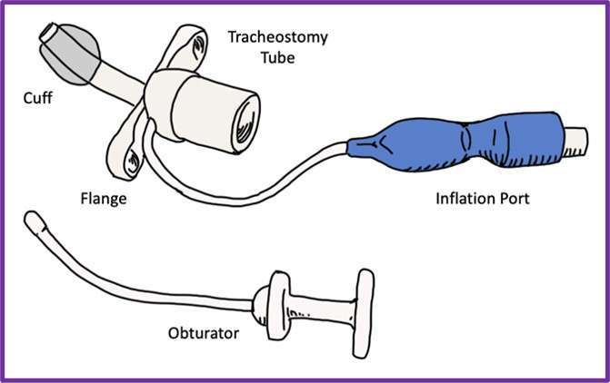 Cuffed Tracheostomy Tube