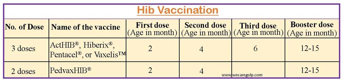 Hib Paperwork Hib Disease(Haemophilus influenzaeType b Disease) - We Care